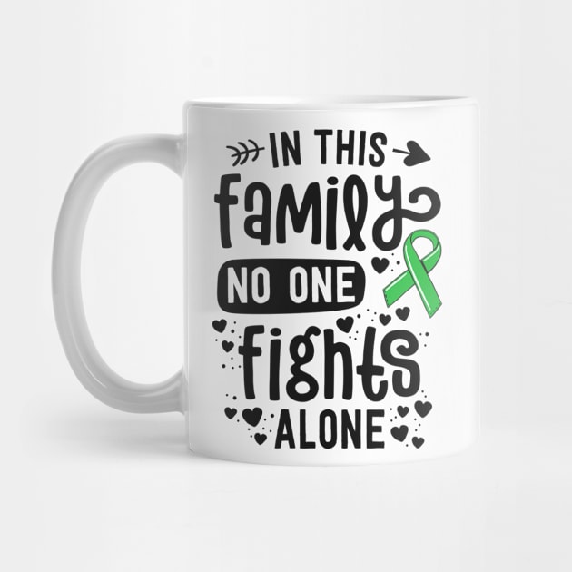 In This Family No One Fights Alone Mental Health Awareness by 14thFloorApparel